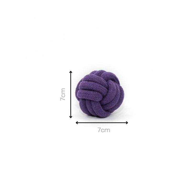 Petite Pup rainbow rope ball set for small dogs - The Crazy Dog Shop