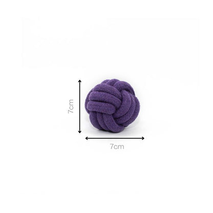Petite Pup rainbow rope ball set for small dogs - The Crazy Dog Shop