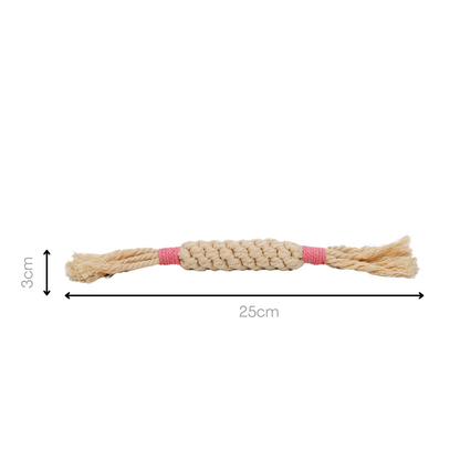 Rainbow Candy Macrame Rope Pet Toy-7