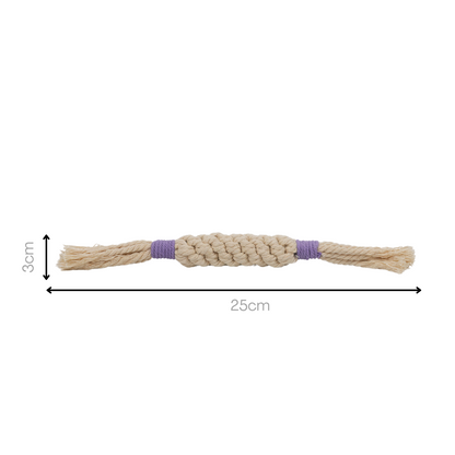Rainbow Candy Macrame Rope Pet Toy-5