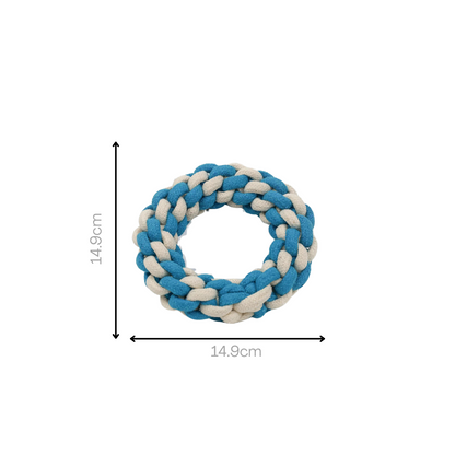 Sky and Cloud rope tug toy set for dogs - The Crazy Dog Shop 