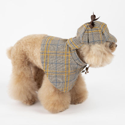 Clever Canine Detective Costume: Stylish And Playful Pet Apparel-1