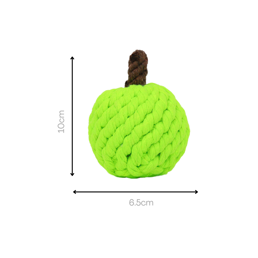 Fruity Delights handcrafted artisan rope dog toys - The Crazy Dog Shop 